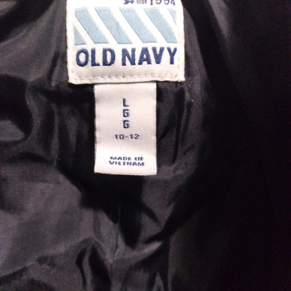 Old Navy peacoat style black - Picture 3 of 6